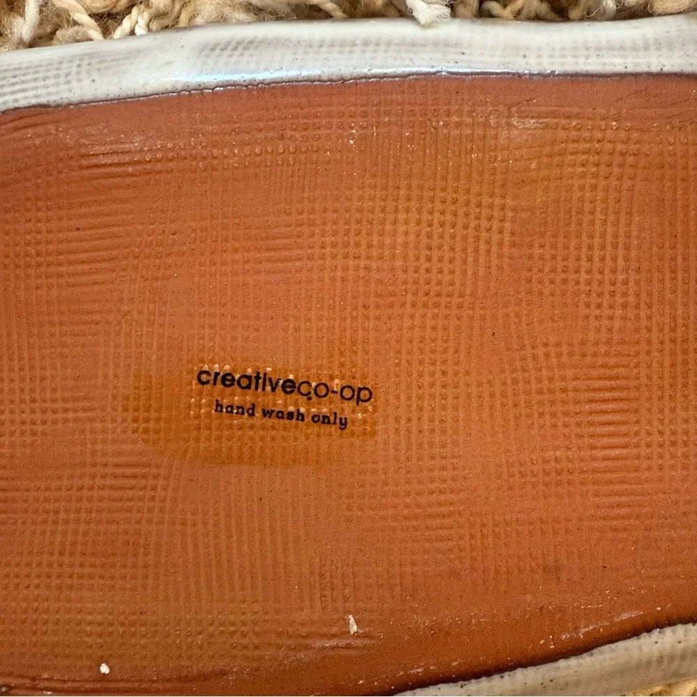 Anthrohome Terra Cotta Platter Leaf Anthropologie Boho Decor Tray AnthroLiving - Picture 8 of 8